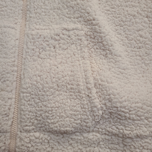 Victoria's Secret PINK Army Zip Up Sherpa Size Large - Picture 4 of 14